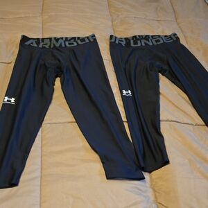 Under Armour Dark Leggings with Logo
